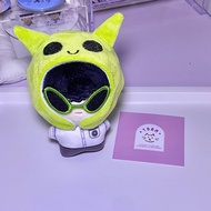 Alien hat and glasses for 10cm doll