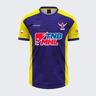 TNB MHL Jersey Training TNB Thunderbolts Team MALAYSIA KPT Uniten Thunder Hockey Away Fan Jersey | S