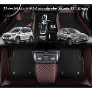 6D high quality Pu leather car floor mats for Suzuki XL7, Ertiga 2019-2020, odorless car floor mats