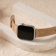 Apple watch - 【 海沙杏】 麂皮蘋果錶帶