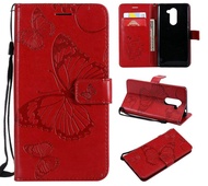 LYZCASE-Huawei GR5 2017 case / Huawei Mate 9 Lite case / Honor 6X caseEmbossed Butterfly เคสสำหรับหัวเหว่ย Huawei GR5 2017 / Huawei Mate 9 Lite / Honor 6X (5.5") (KT - ดอกไม้ผีเสื้อ)