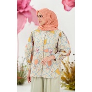 BUTTONSCARVES X RIA MIRANDA ASTERA TOP BENANG JARUM SIZE L Limited