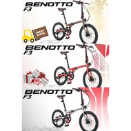 Benotto F3 Folding bike 20"(451) CR-MO Frame Shimano TX800 8SP Hydraulic Disc Brake