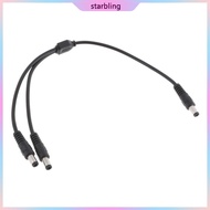 Star DC5 5x2 1mm Splitter Power Cable 18AWG Male to 2 Male Connectors for Cameras