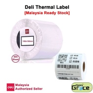 Deli 500pcs A6 Thermal Paper 100*150mm LZ Shopee Standard Thermal Barcode Sticker Bar Thermal Label Paper 热敏纸电子