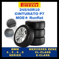 【2PCS RM2220】245/40R19 Pirelli Cinturato P7 (MOE) Runflat Tyre *Year 2021 Mercedes BMW Audi (1-7 day