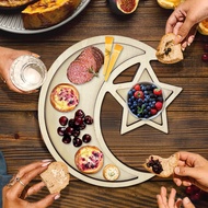 Wooden Gift Tray Ramadan Decoration Wooden Tray Raya Table Decoration Dessert Tray Hari Raya Decorat