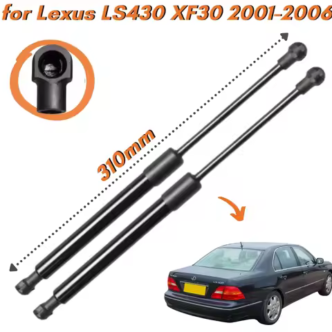 Qty(2) Carbon Fiber Trunk Struts for Lexus LS430 XF30 Sedan 2001-2006 Rear Tailgate Shock Absorbers 