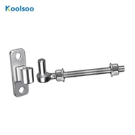 [Koolsoo] Universal Metal Gate Hinge Stainless Steel J Bolt Eye Plate for Driveway Farm Fence Instal
