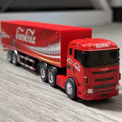 1:64 Scania Container Truck American Container Truck Alloy Diecast Model Car Home Decoration Ornamen