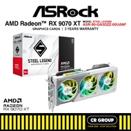 ASRock AMD Radeon RX 9070 XT Steel Legend/Challenger Graphics Card - 16GB (3Yrs ASRock Warranty)