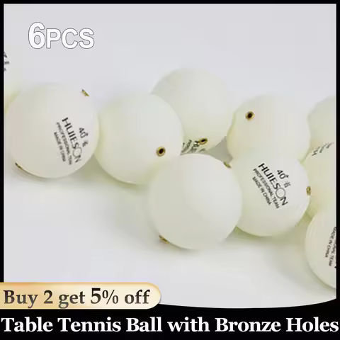 DJ40+3 Stars ABS Pro Fixed Table Tennis Ball With Bronze Holes For Table Tennis Stroking Training Ro