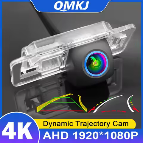 QMKJ 4K Car Dynamic Trajectory AHD 1080P Reverse Camera For BMW 1/3/5/7 Series E82 E46 E90 E91 E39 E