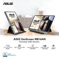 ASUS ZenScreen MB16AH  Portable USB Monitor- 15.6 inch, IPS, Full HD, USB Type-C, Micro-HDMI, Eyes Care As the Picture One