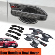 Honda Civic FE  2022-2024  Door Handle Bowl Cover 11th Civic Exterior Accessories Car Door Bowl Prot