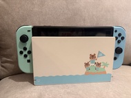 Nintendo Switch 主機 動物森友會主題底座 有線有火牛
