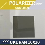 Polarizer positif/Negatif display 10 x10cm untuk speedometer/jamtangan/kalkulator/hp