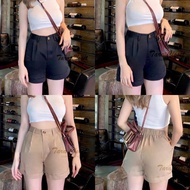 BA032 TARA Short pants Uncle Style Shorts Front Zipper Mixed Cotton Fabric Good Quality The Is Not V