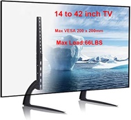 Universal TV StandMetal TV Legs for 14-42 inch TV Height Adjustment TV Base with VESA 200x200mmTV St