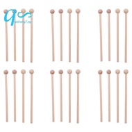 12 Pair Wood Mallets Percussion Sticks for Energy Chime, Xylophone, Wood Block, Glockenspiel and Bells