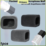 THISEPH 1pcs Microphone Muff, Flocked Sponge Foam Windproof Mic Windscreen Cover, Replacement Noise 