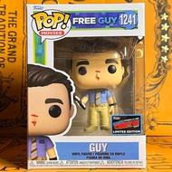 Funko Pop Movies: Free Guy - Guy 1241 | NYCC 2022 Con Sticker