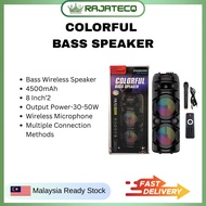 ZQS8220S ZQS8220S DUAL 8INCH MUSIC PARTY BASS TROLLEY BIG BLUETOOTH SPEAKER OUT DOOR SPEAKERS PORTAB