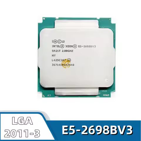 E5-2698B V3 E5 2698BV3 SR21T 2.0Ghz 16 Core 135W 40M Socket LGA 2011-3 CPU