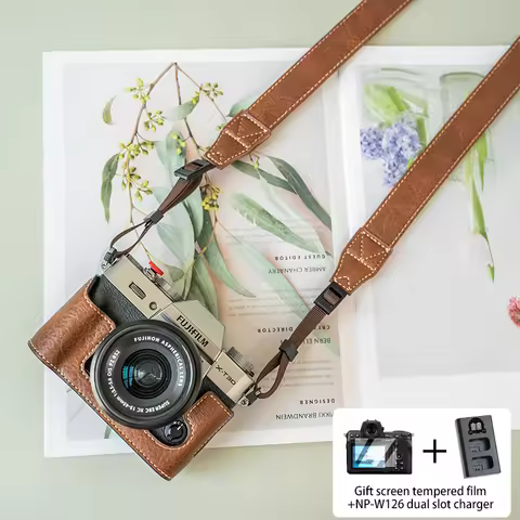 Suitable for Fujifilm Xt20 XT30 II XT30II protective case manual photography camera PU leather bag