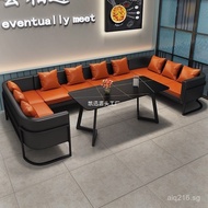 Combination Bar Sofa Leisure Restaurant Bar BBQ Shop Booth Dining Meeting Bar Music Wine House Table