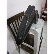 Mudguard + cover fork yamaha 125zr celup carbon