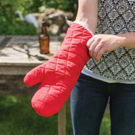 【NOW】FG烘焙加長隔熱手套(紅) | 防燙手套 烘焙耐熱手套