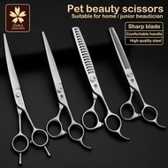 Pet Scissors Trimming Straight Shears Curved Shears Thinning Shears Teddy Dog Grooming Shears Primar