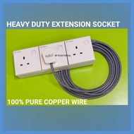 [READY STOCK] Heavy Duty Extension Socket 3Gang 5M