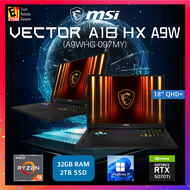 MSI Vector A18 HX A9WHG-097MY (R9-9955HX/32GB/2TB SSD/18" QHD+ (2560x1600)/RTX5070 Ti 12GB GDDR7/W11