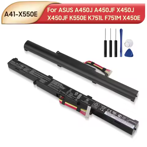 15V 48Wh New A41-X550E Battery For ASUS A450J A450JF X450J X450JF K550E K751L F751M X450E X550z X550