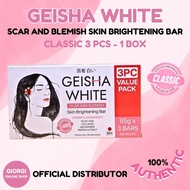 GEISHA WHITE Soap | Classic | 3 pc Value pack