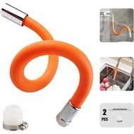 Faucet Extension Pipe, Rotatable Extension Hose, Bendable Faucet, Splash-Proof, Kitchen Bathroom Gar