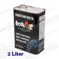KAAZ Oil Power Train LSD Gear Oil 80W90 GL-5 Limited Slip Differential / Final Drive Oil (2L)