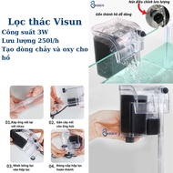 (K) FULL COMBO mini fish tank, 30x20x20 mini fish tank with full decorative accessories included