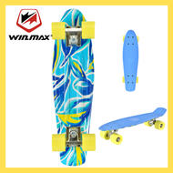 Winmax Air Force Colorful Skateboard Plastic Skateboard Retro Cruiser Pennyboard Skate Board HAWA-LB