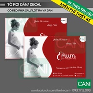 Flyers Printed on demand - decal sheets - Product information printing paper CANI product leaflets