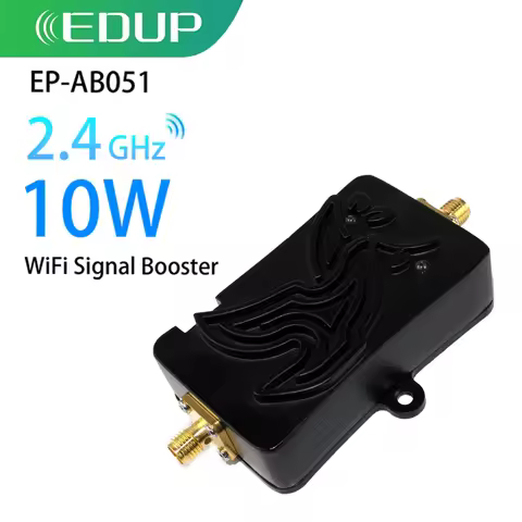 EDUP AB051 10W 2.4GHz 40dBm 802.11b/g/n Signal Booster High Linearity Amplification Large WLAN Cover