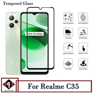 LAYAR Tempered Glass Screen Realme C35 Anti-Scratch Screen Protector hp