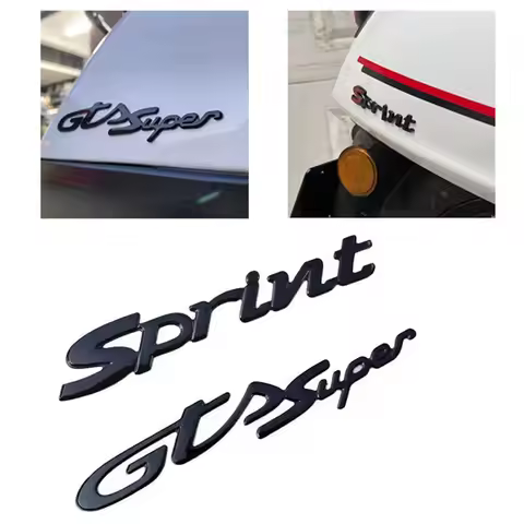 Motorcycle 3D Emblem Stickers Italy Sprint GTS super Decal For PIAGGIO Vespa GTS300 LX125 LX150 125 