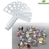 ONE Measuring Tools Scalloped Jewel Caliper Diamond Gem Gauge Stone Measuring Tool