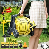 Garden Hose Set Heavy Duty Garden Hose Reel Cart Car Washing Hose Nozzle Sprinkler Water Hose Practi