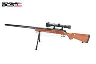 【朱萊工坊】FS AL03 M150升級版 仿木紋色 手拉空氣狙擊槍 鋼製組鐵蹺蹺板-FSAL03