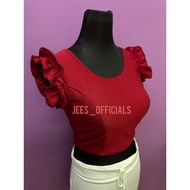 RUFFLE SAREE BLOUSE TO WEAR/READYMADE SAREE BLOUSE/STRECHABLE SAREE BLOUSE SAREE BLOUSE SAREE B