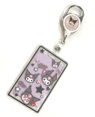 KUROMI ที่ใส่บัตร ที่ห้อยบัตร พร้อมที่ใส่บัตร สายห้อยดึงยืดออก โยโย่ มีก้ามปูสวยงาม ที่ใส่บัตรขนาด5.